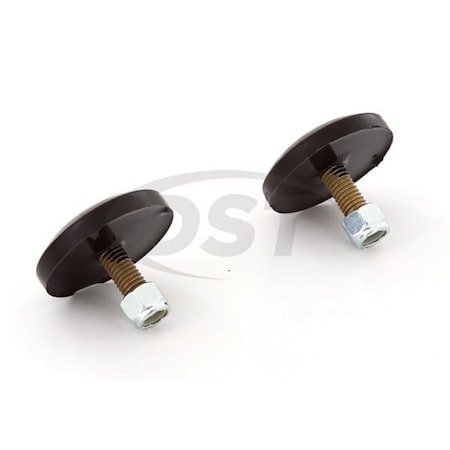 Energy Suspension 2 Outside Diameter 375 Long Black Polyurethane Set Of 2 9.9132G